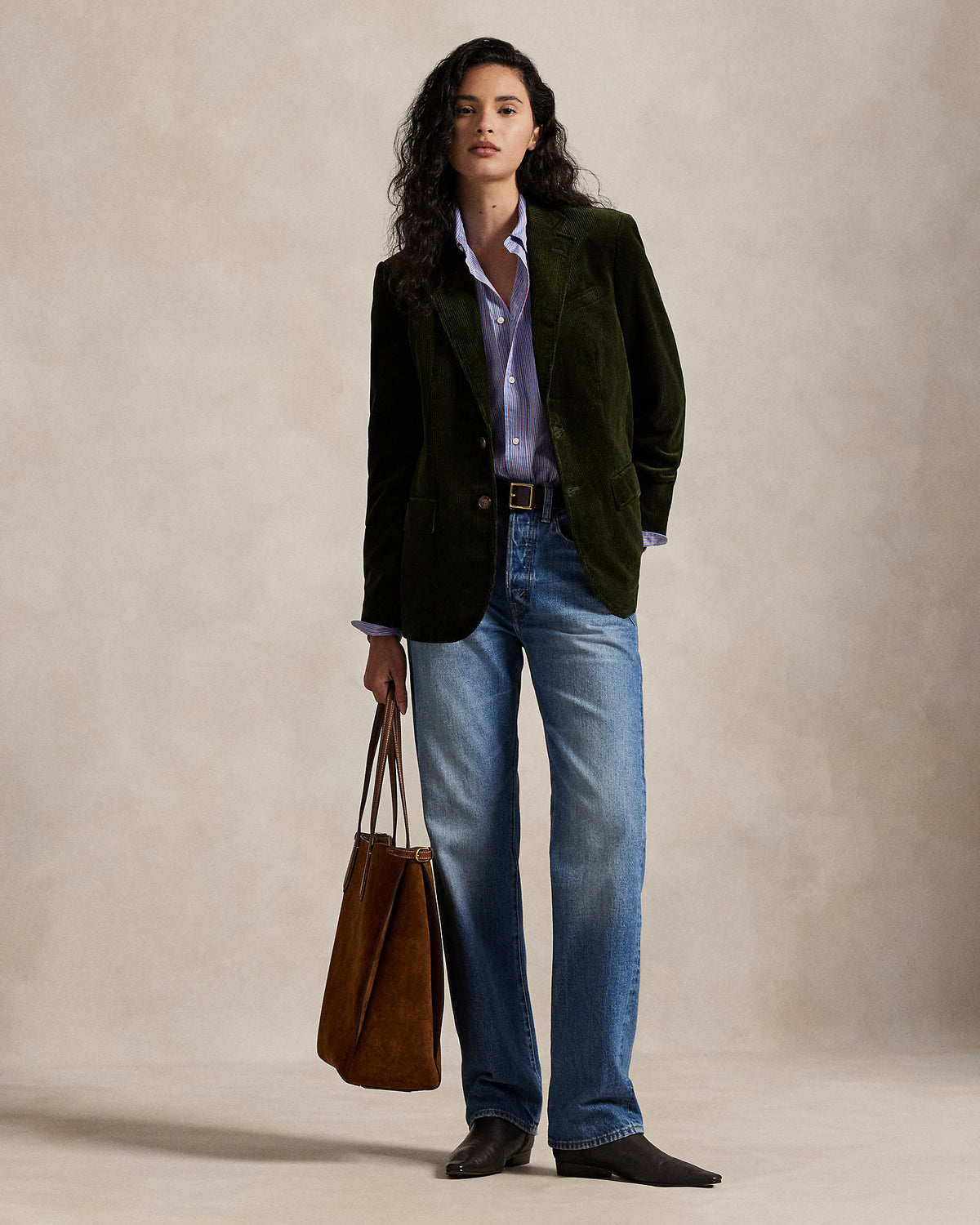 Ralph Lauren SingleBreasted Corduroy Blazer
