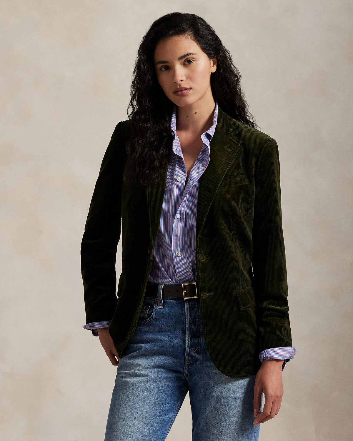 Ralph Lauren SingleBreasted Corduroy Blazer