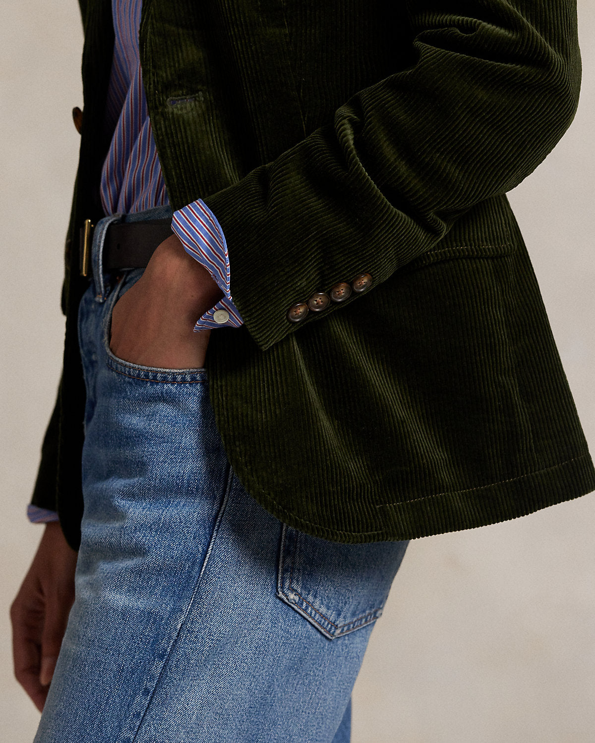 Ralph Lauren SingleBreasted Corduroy Blazer