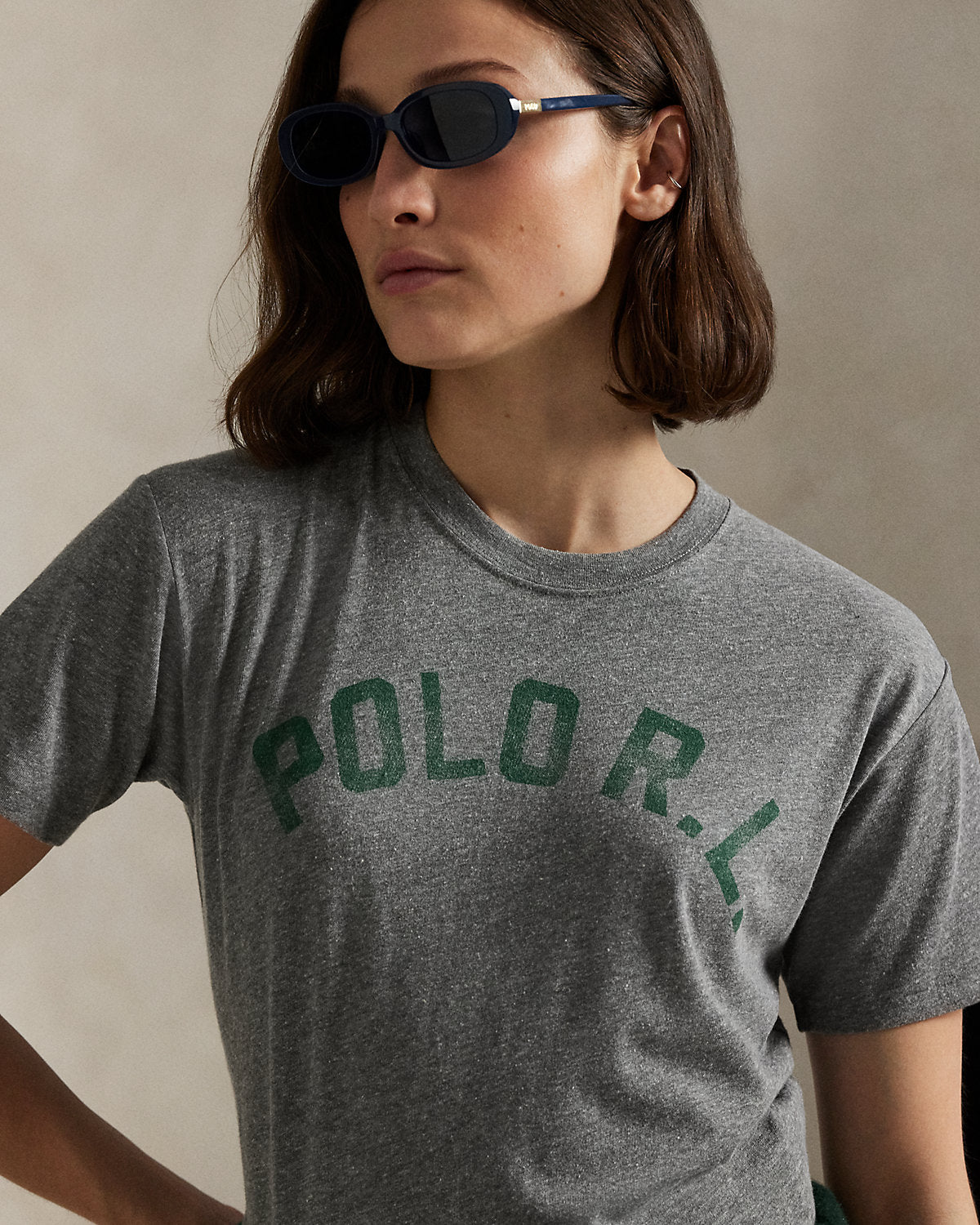 Ralph Lauren Logo Jersey Crewneck Tee