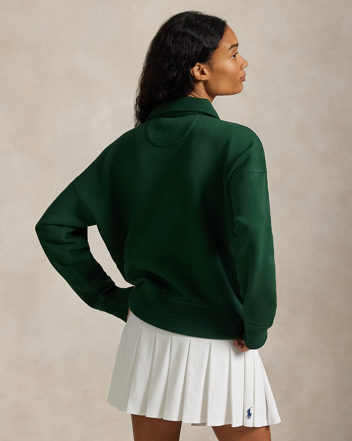 Ralph Lauren Logo Fleece QuarterZip