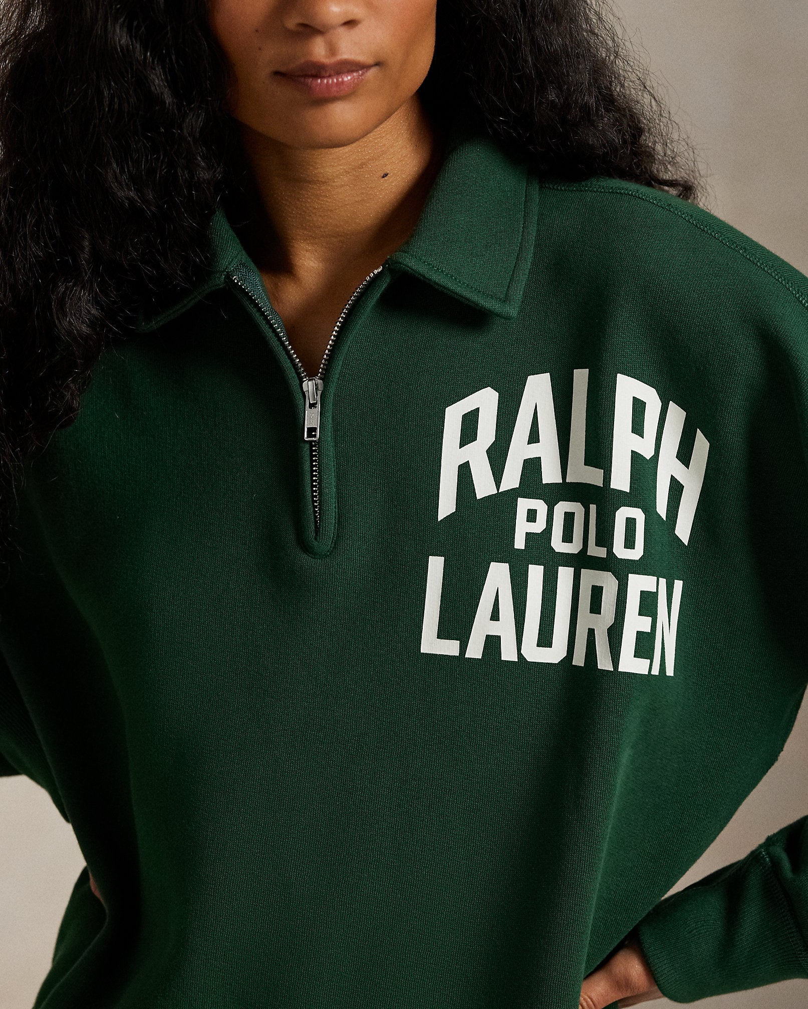 Ralph Lauren Logo Fleece QuarterZip