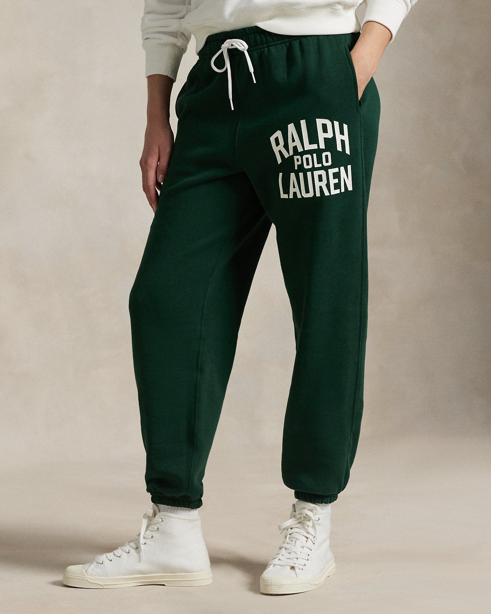 Ralph Lauren Logo Fleece Drawstring Sweatpant