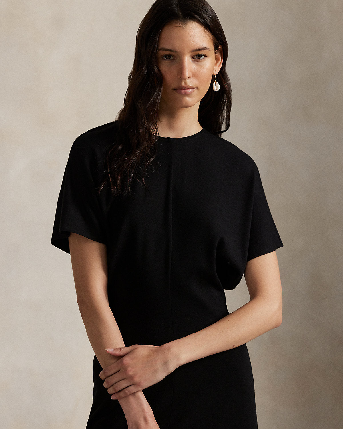 Ralph Lauren WoolBlend Dolman Dress