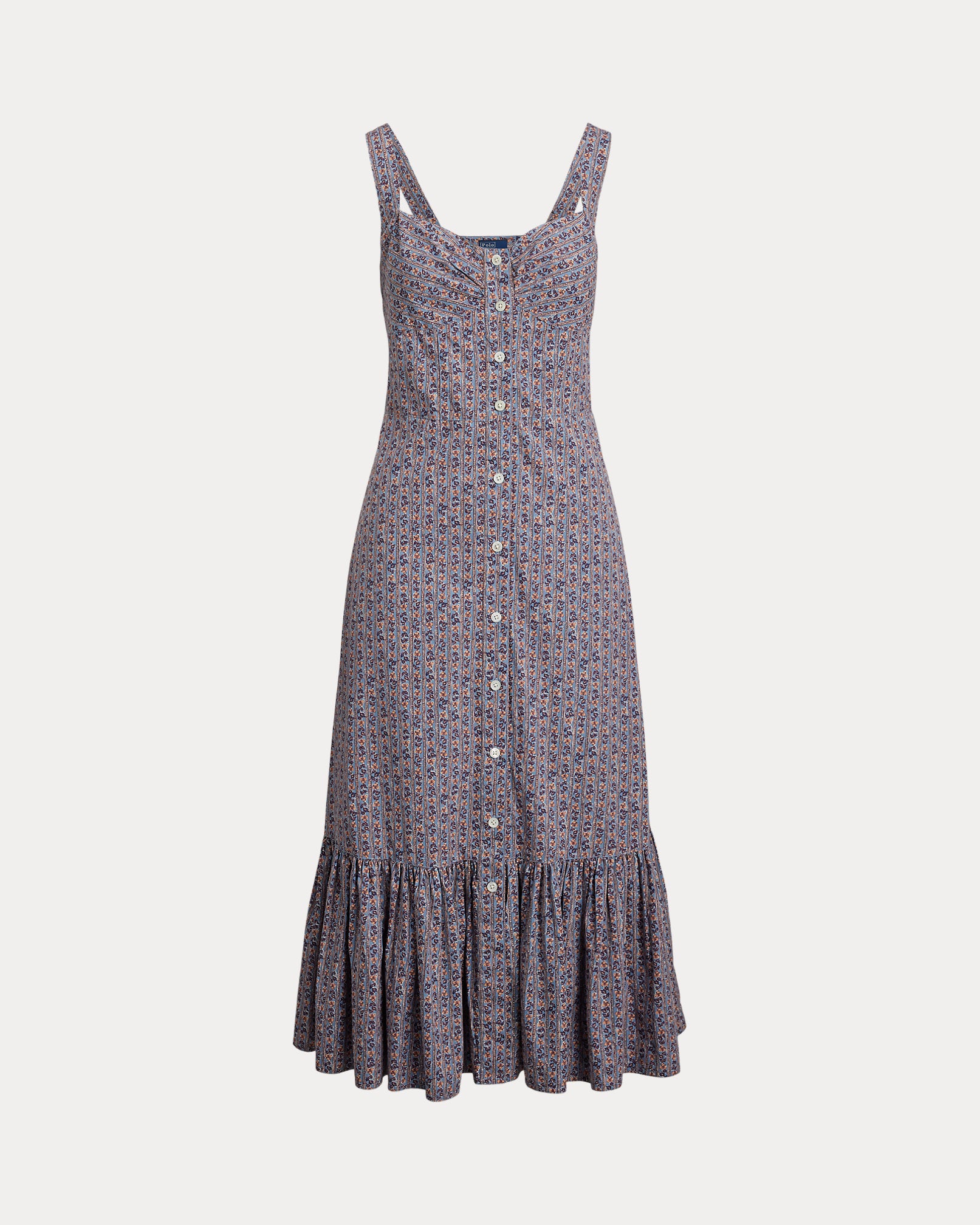 Ralph Lauren Floral Cotton Buttoned Dress