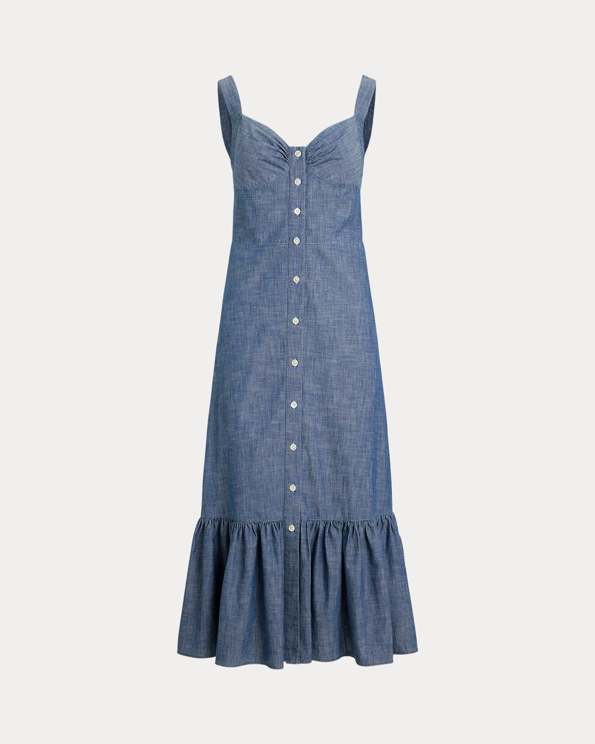Ralph Lauren Chambray Buttoned Dress