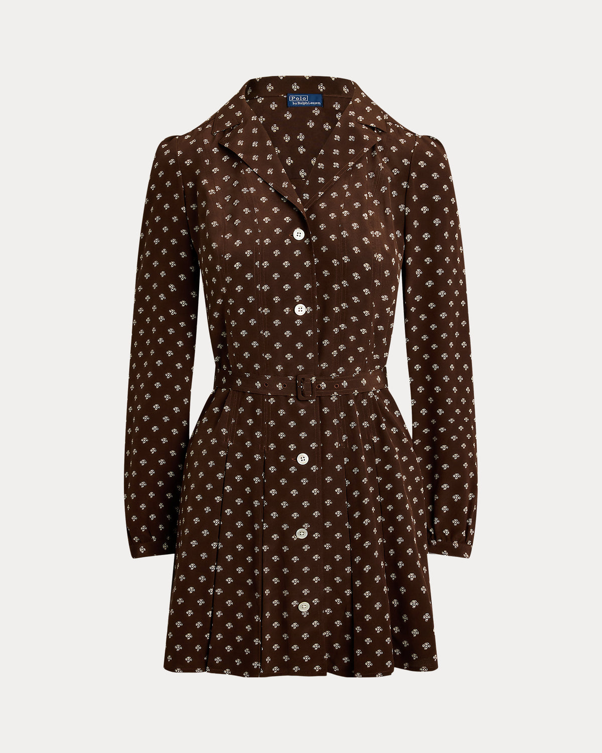 Ralph Lauren Printed Silk Mini Dress