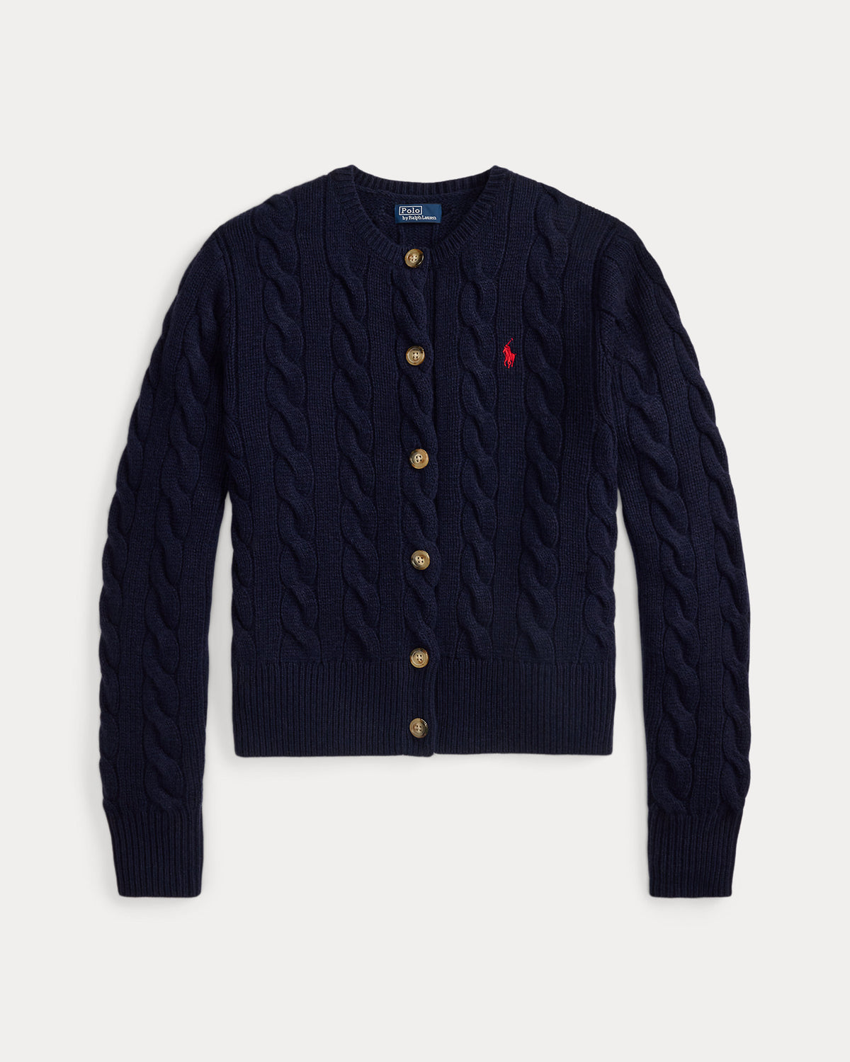 Ralph Lauren CableKnit WoolCashmere Cardigan
