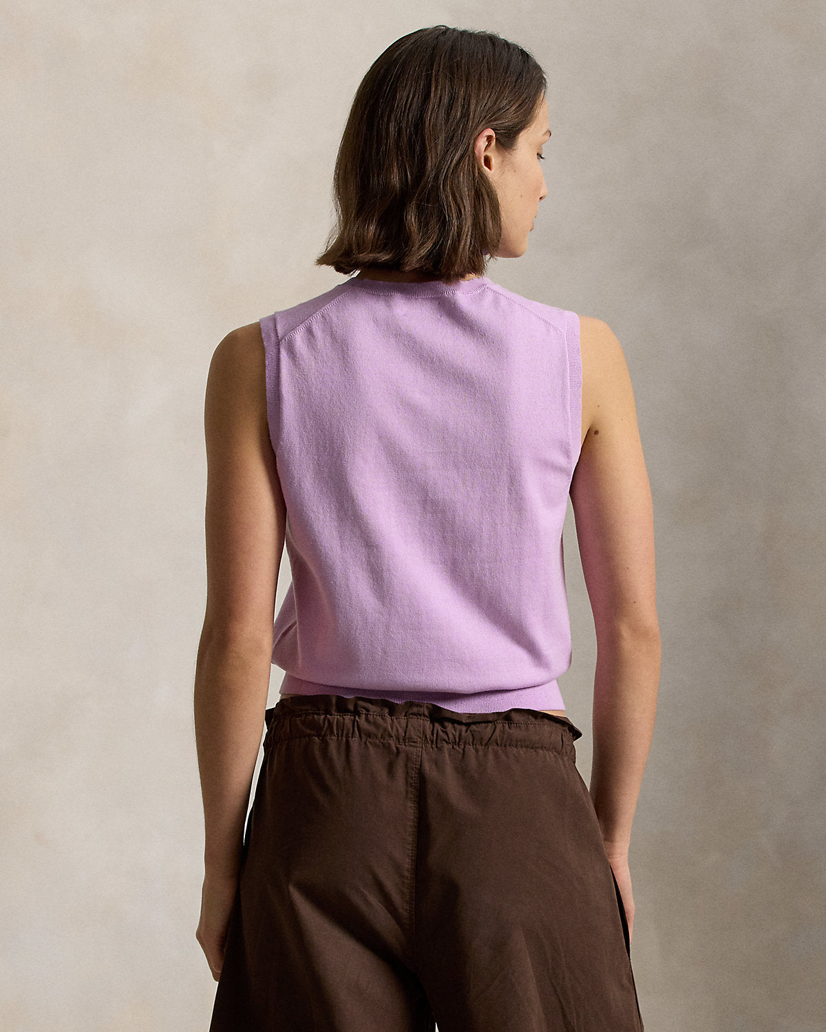 Ralph Lauren Sleeveless Crewneck Sweater