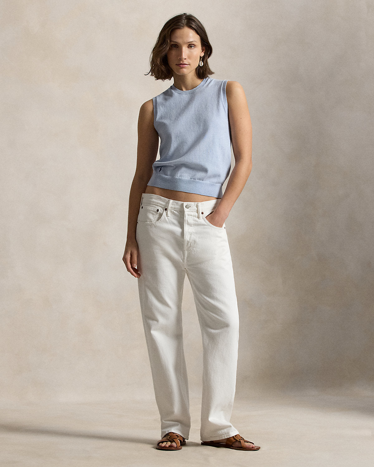 Ralph Lauren Sleeveless Crewneck Sweater