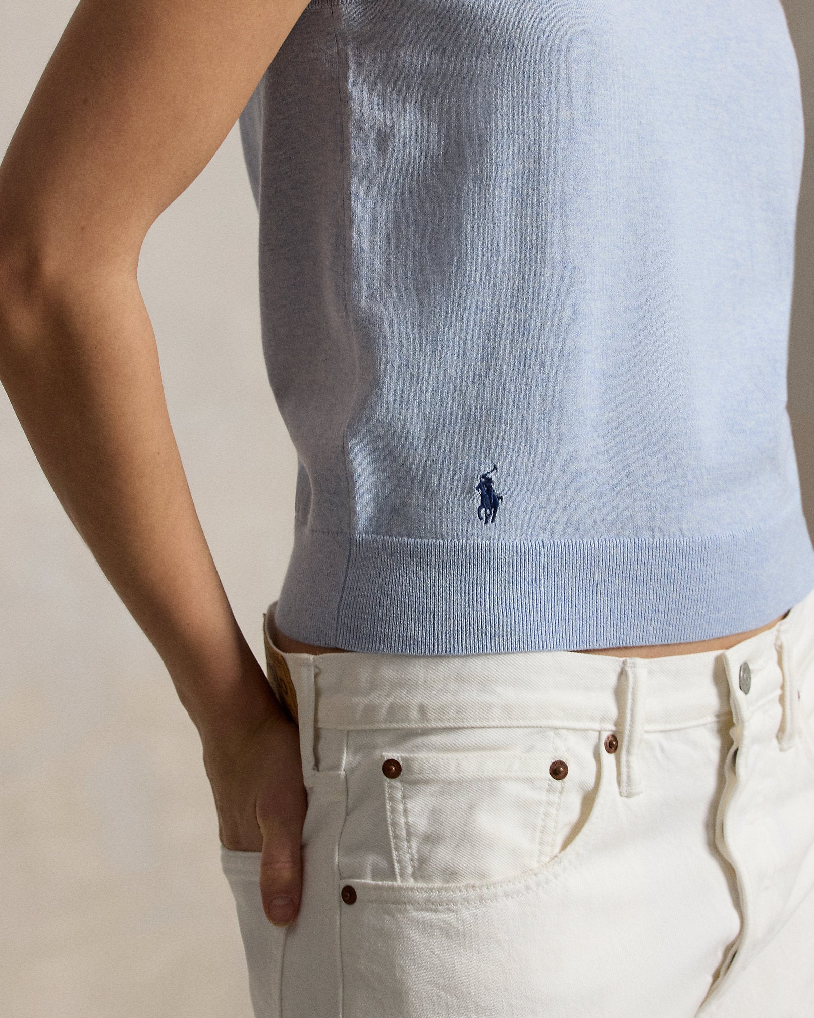 Ralph Lauren Sleeveless Crewneck Sweater