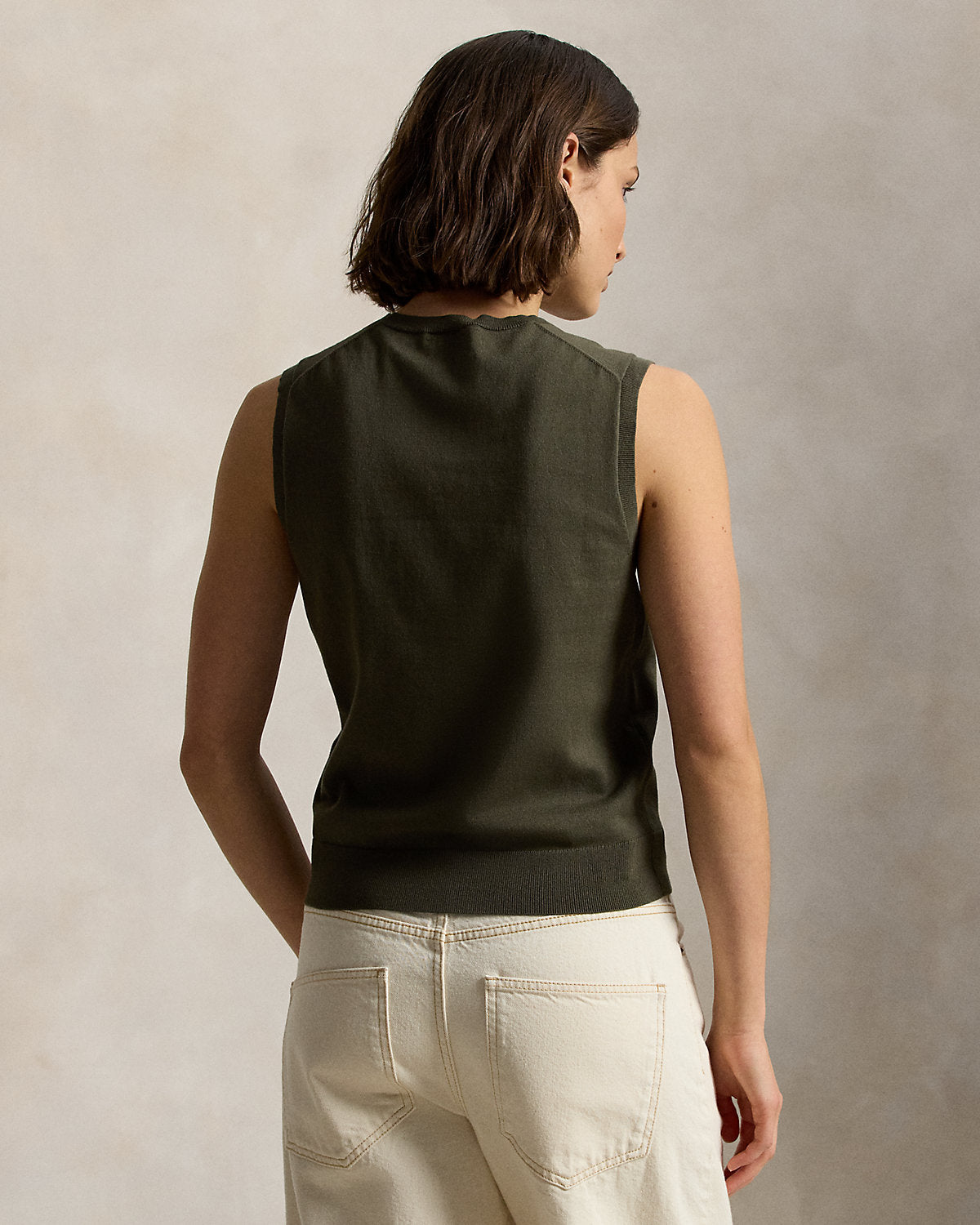 Ralph Lauren Sleeveless Crewneck Sweater