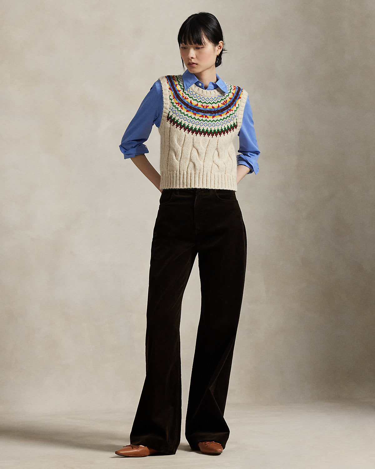 Ralph Lauren Fair IsleYoke Sweater Vest