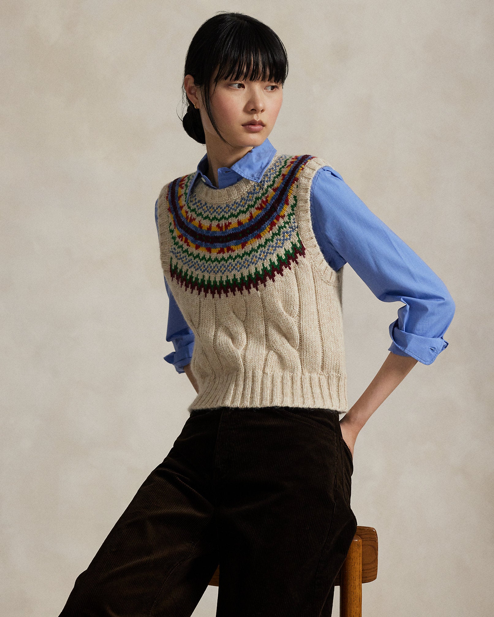 Ralph Lauren Fair IsleYoke Sweater Vest