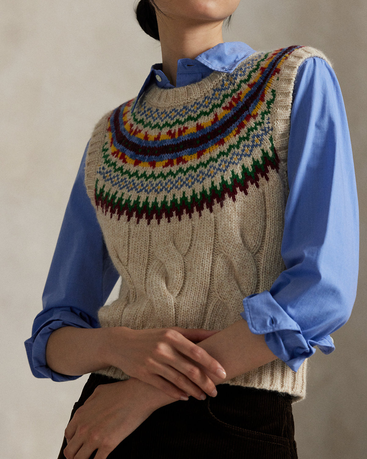 Ralph Lauren Fair IsleYoke Sweater Vest
