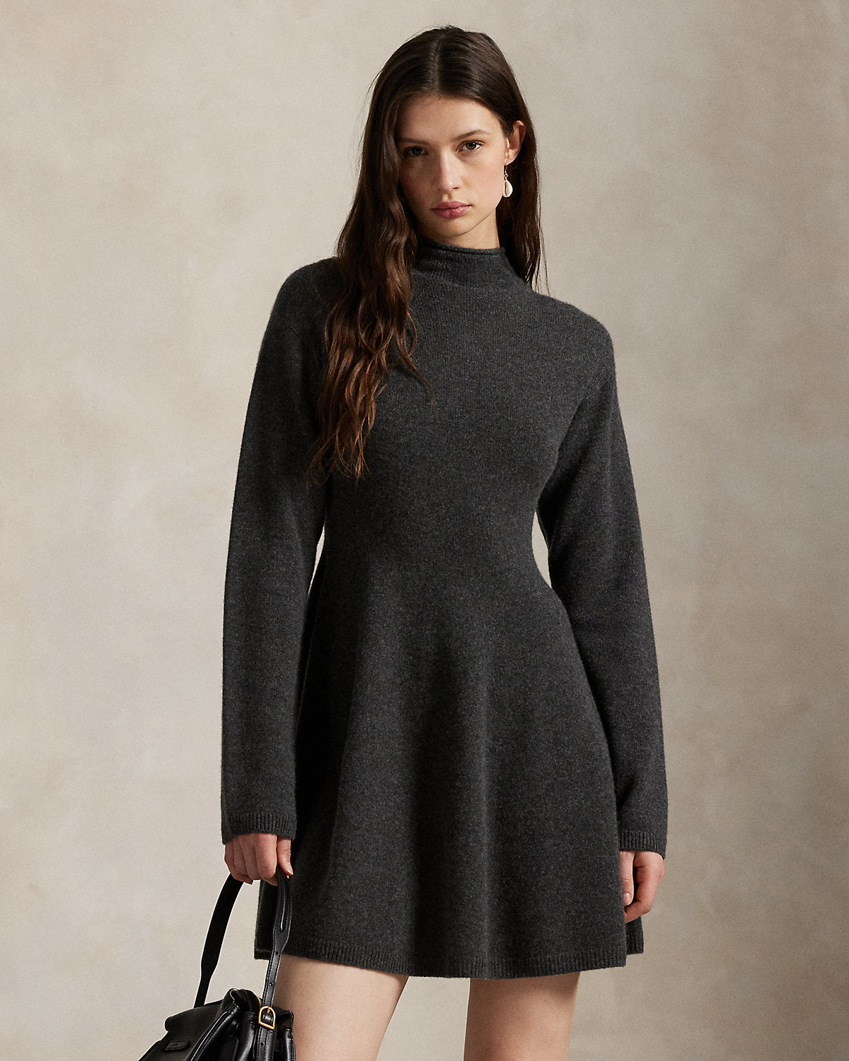 Ralph Lauren Cashmere Turtleneck Sweater Dress