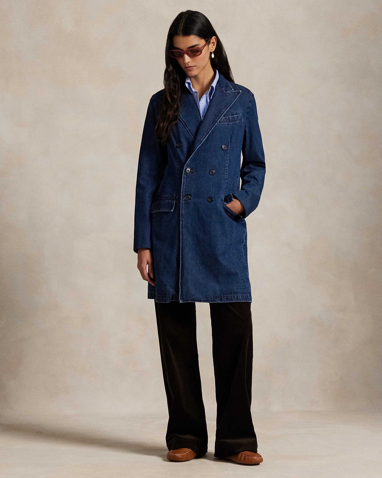 Ralph Lauren DoubleBreasted Denim Jacket