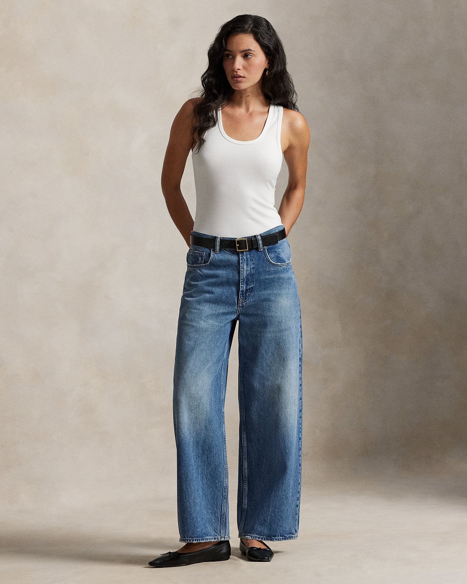 Ralph Lauren Scoopneck Sleeveless Bodysuit