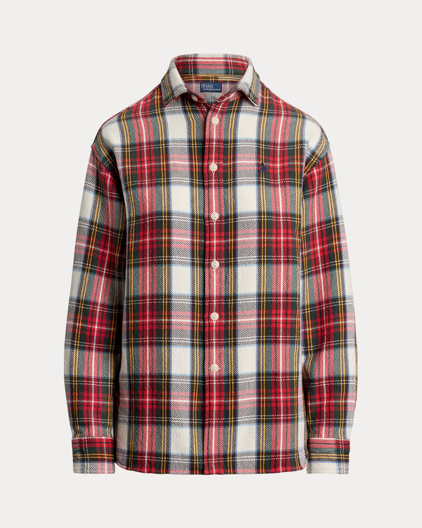 Ralph Lauren Relaxed Fit Plaid Cotton Twill Shirt