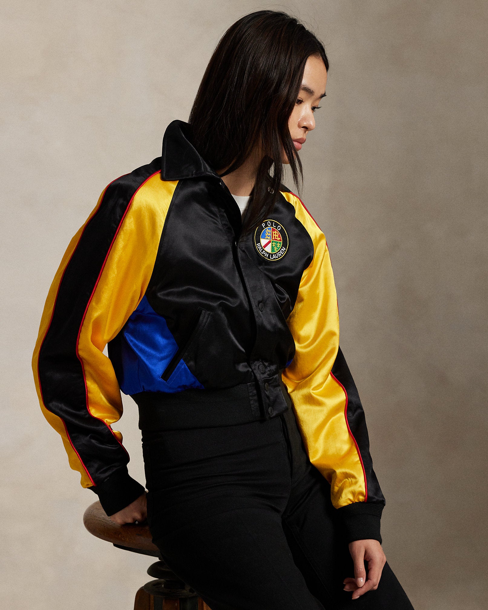 Ralph Lauren Satin Jacket