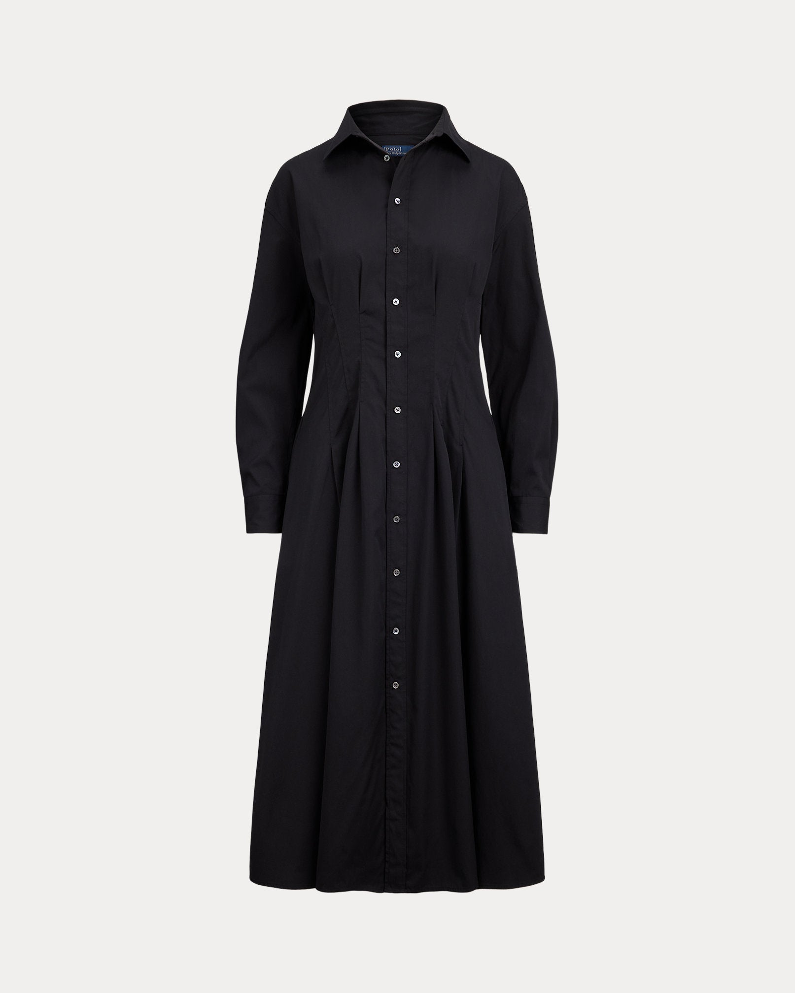 Ralph Lauren Pleated Cotton Shirtdress