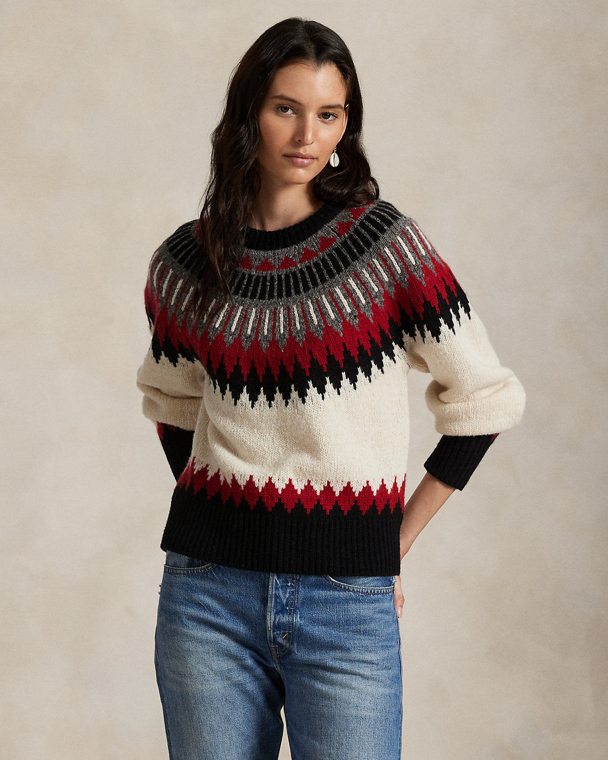 Ralph Lauren Fair Isle WoolCashmere Sweater