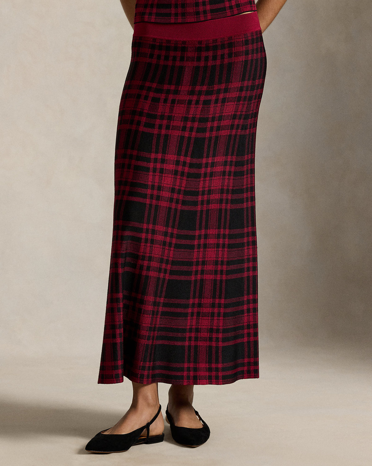 Ralph Lauren Plaid Sweater Skirt