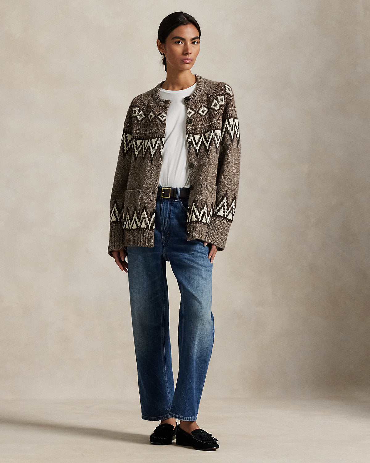 Ralph Lauren Fair Isle WoolBlend Cardigan