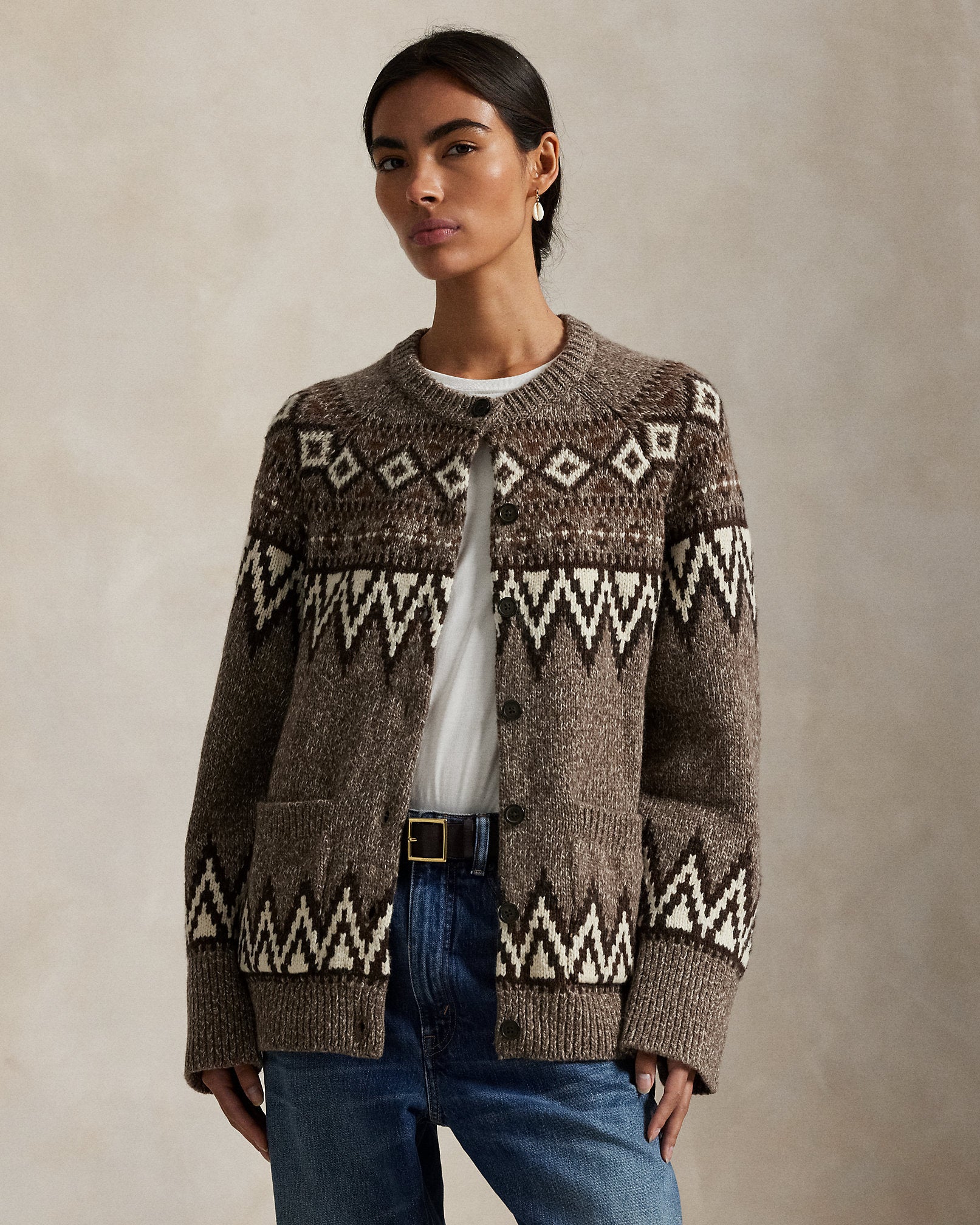 Ralph Lauren Fair Isle WoolBlend Cardigan