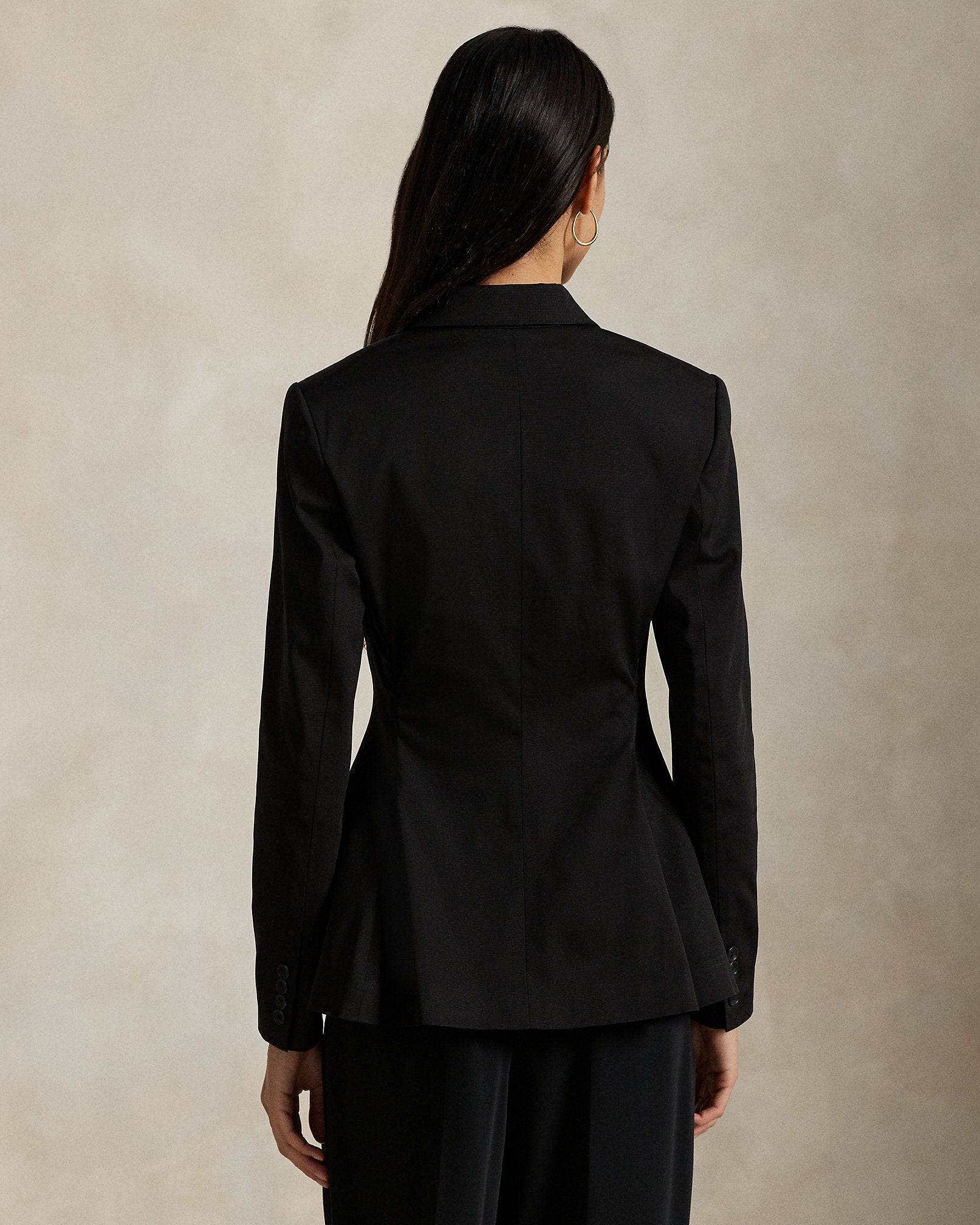 Ralph Lauren SingleBreasted Satin Hacking Jacket
