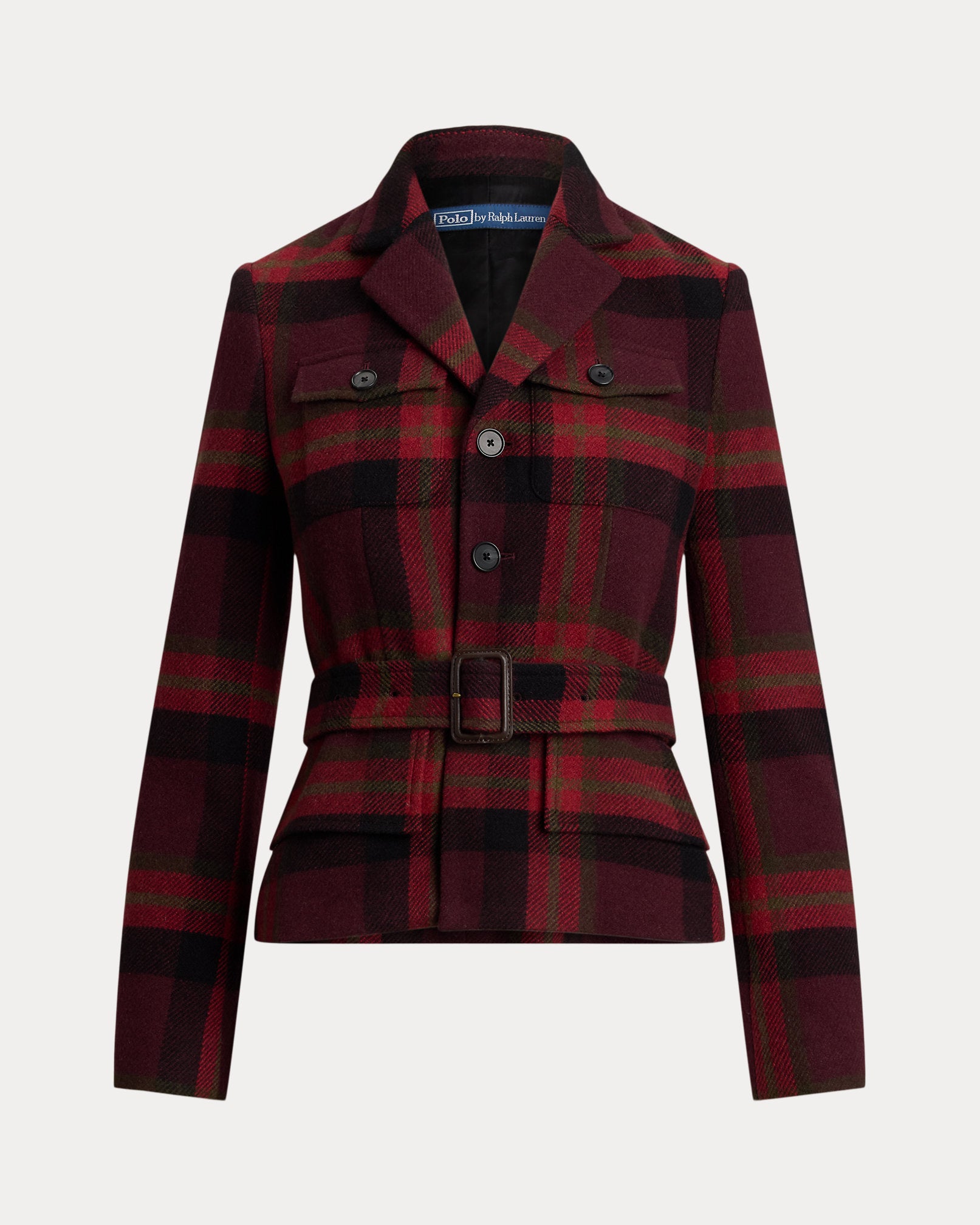 Ralph Lauren Belted Tweed Jacket