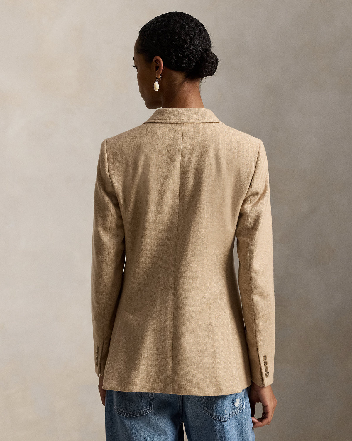 Ralph Lauren SingleBreasted Wool Hacking Blazer