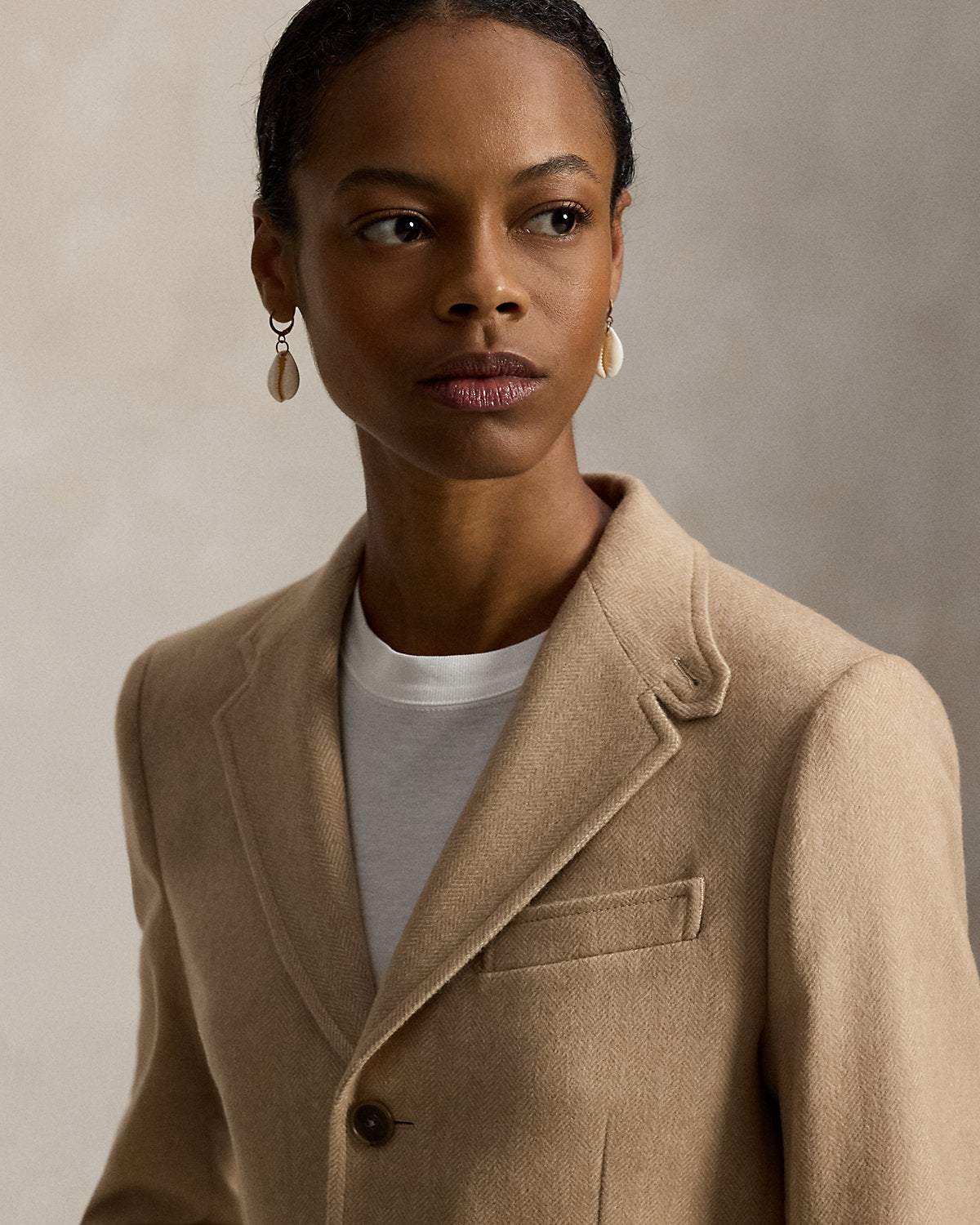 Ralph Lauren SingleBreasted Wool Hacking Blazer