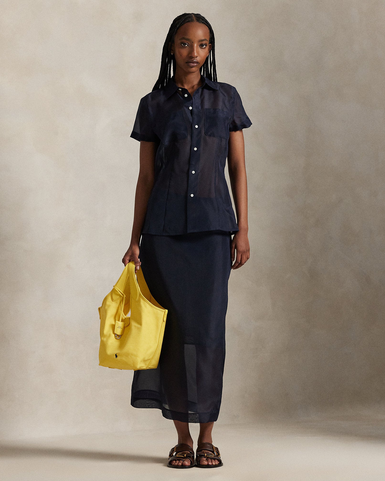 Ralph Lauren Silk Organza Shirt