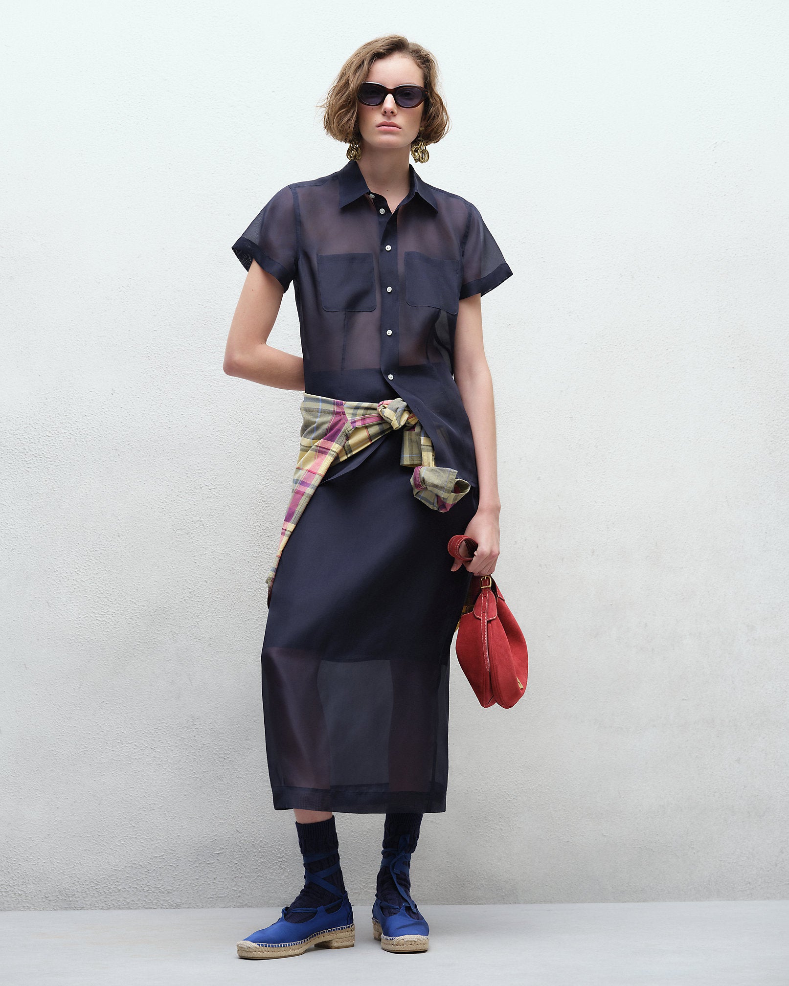 Ralph Lauren Silk Organza Shirt