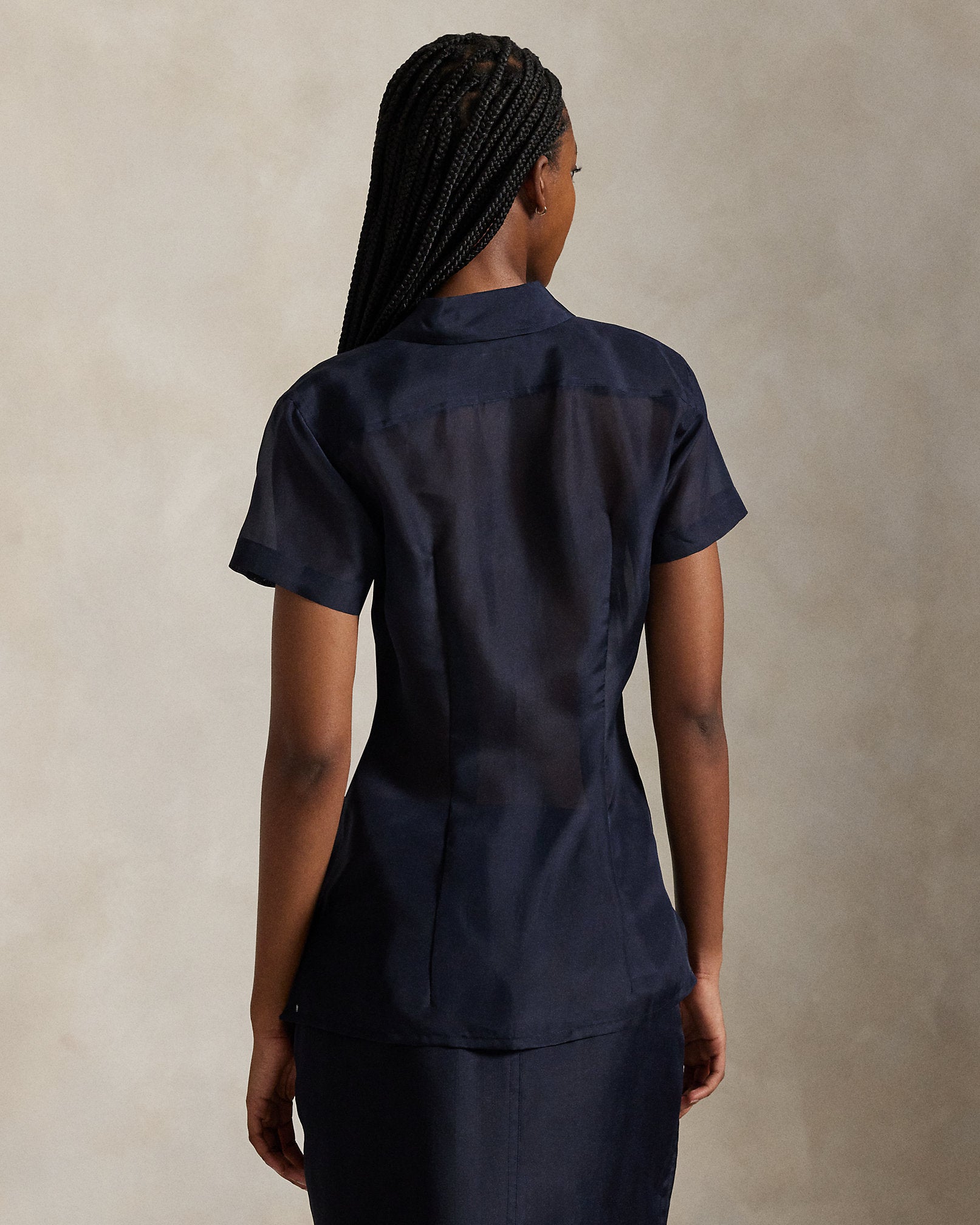 Ralph Lauren Silk Organza Shirt