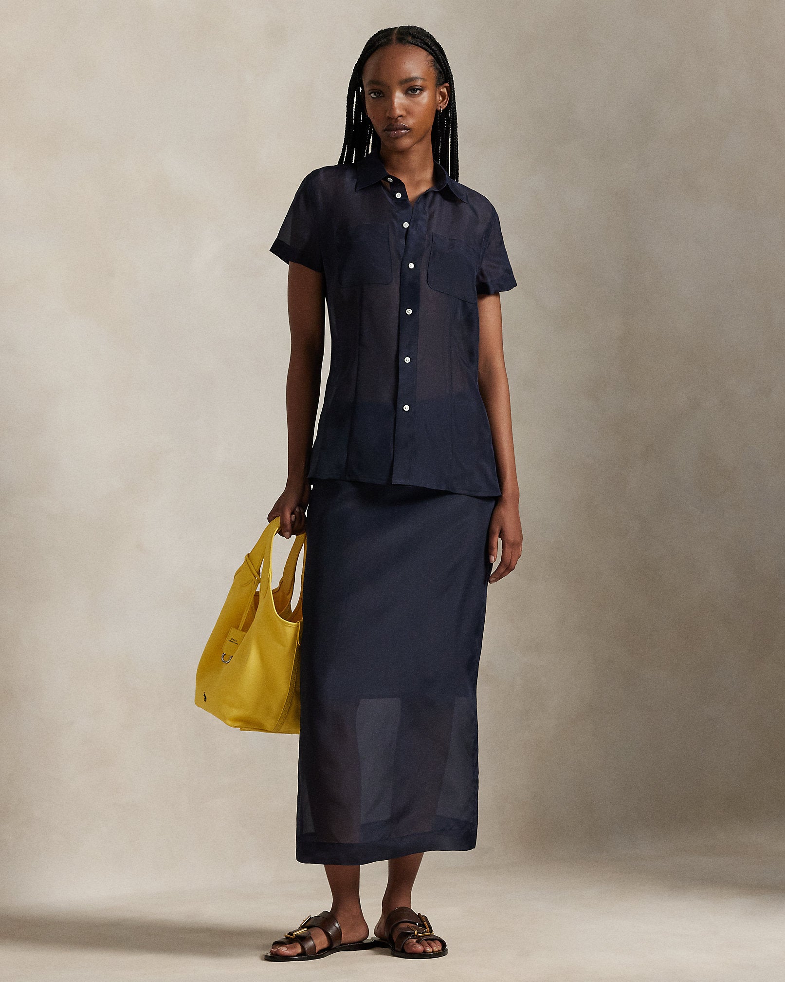 Ralph Lauren Silk Organza Skirt