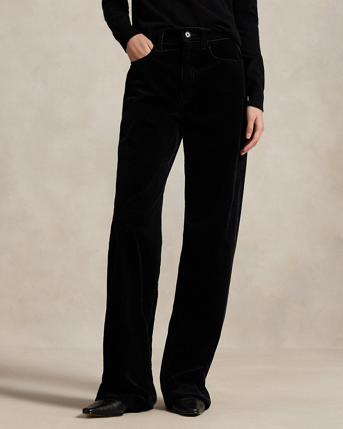 Ralph Lauren Cotton Corduroy WideLeg Pant