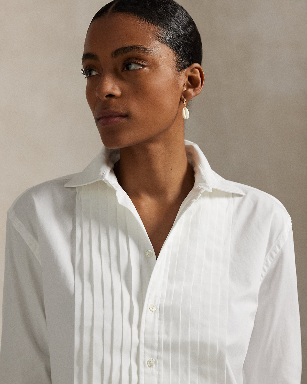 Ralph Lauren Cotton Tuxedo Shirt