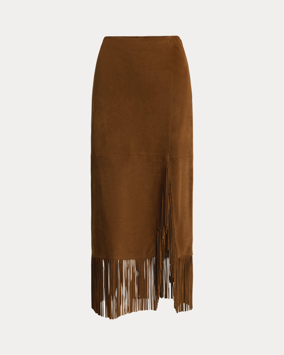 Ralph Lauren Fringe Suede Skirt