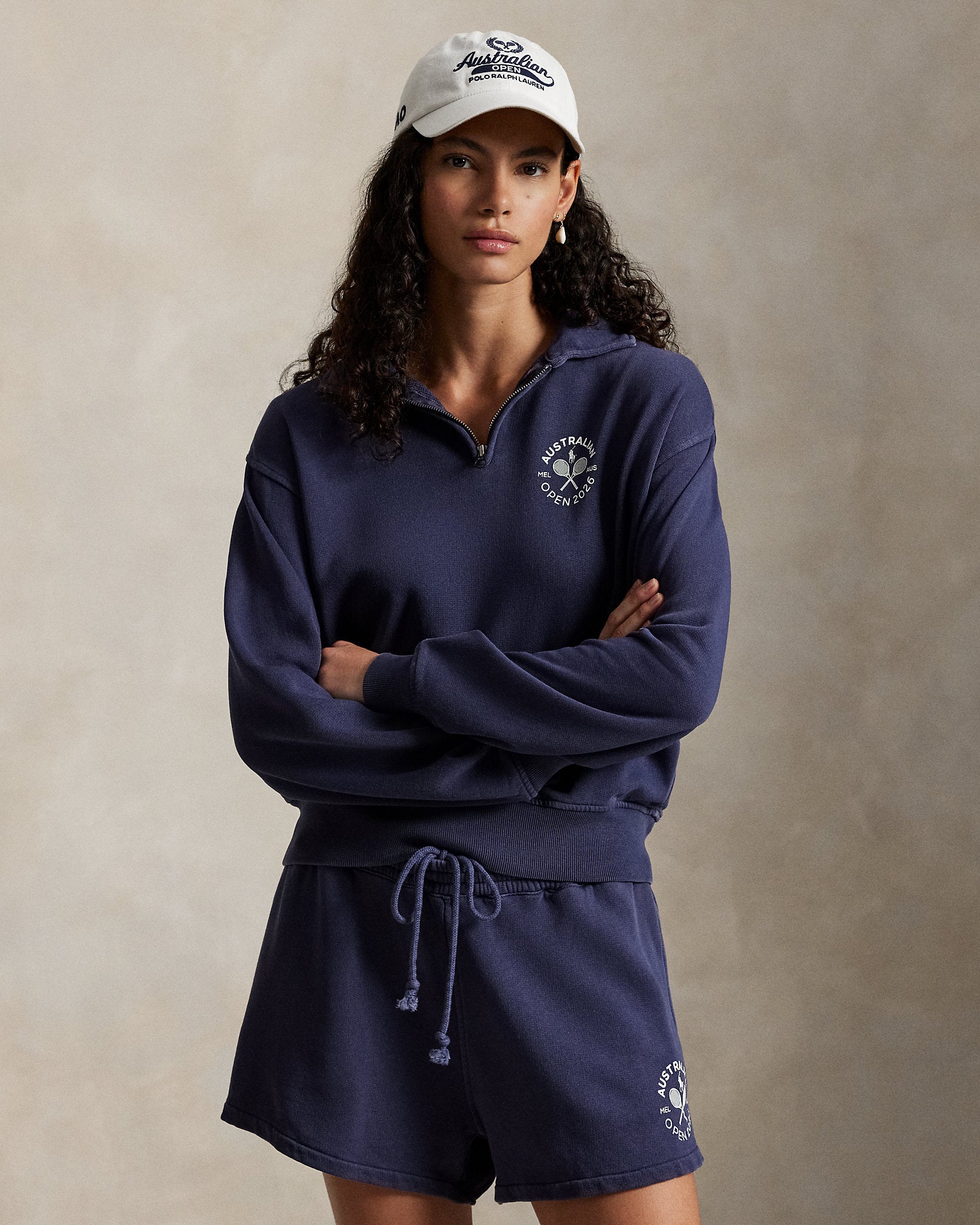 Ralph Lauren Australian Open French Terry QuarterZip