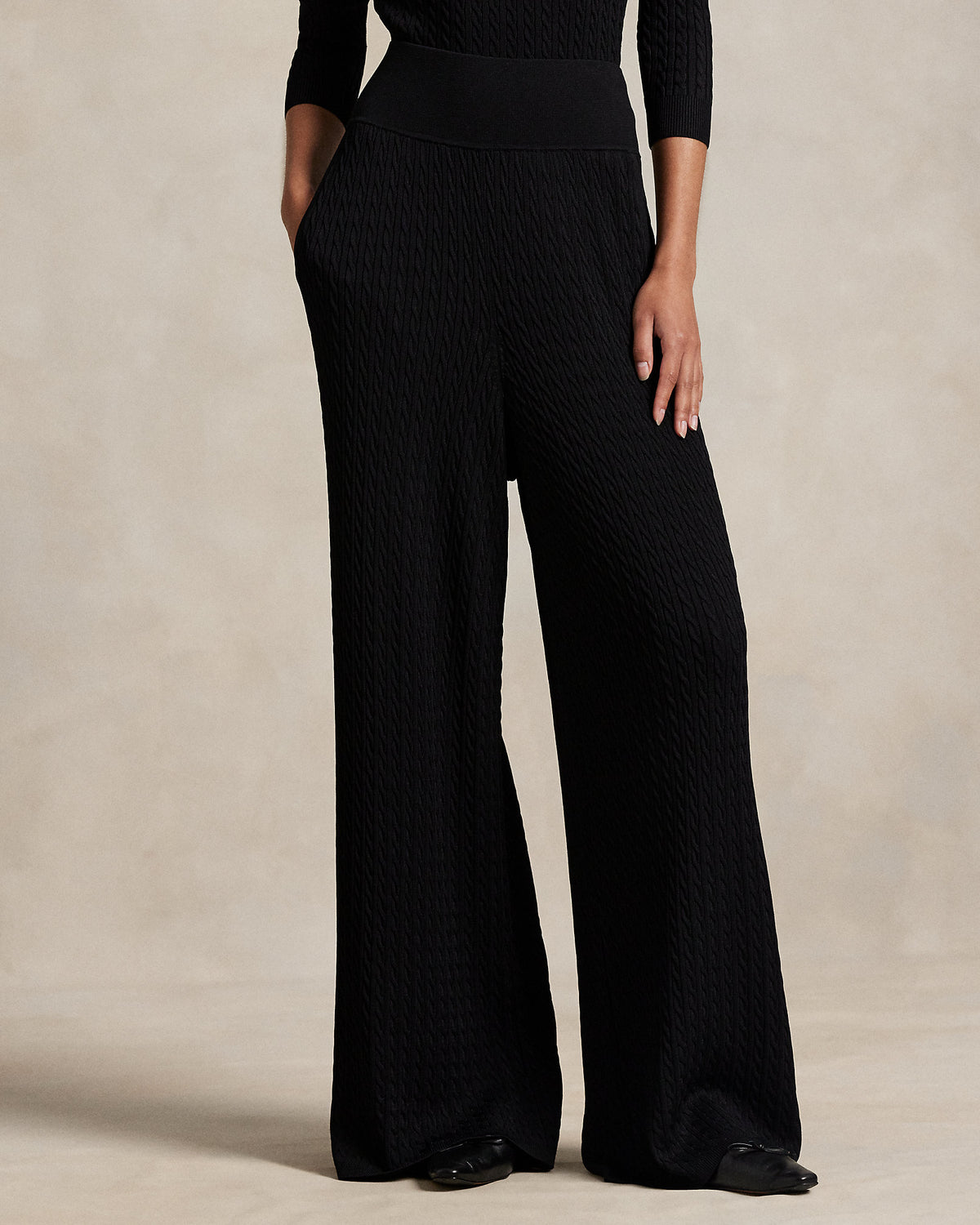 Ralph Lauren MiniCable WideLeg Pant