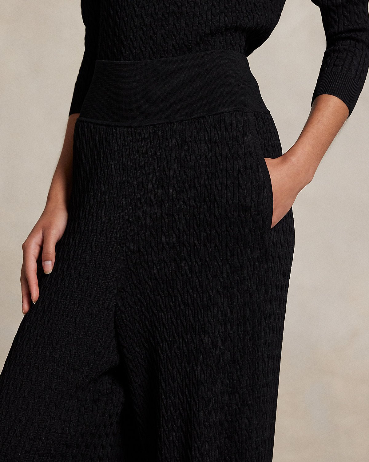 Ralph Lauren MiniCable WideLeg Pant
