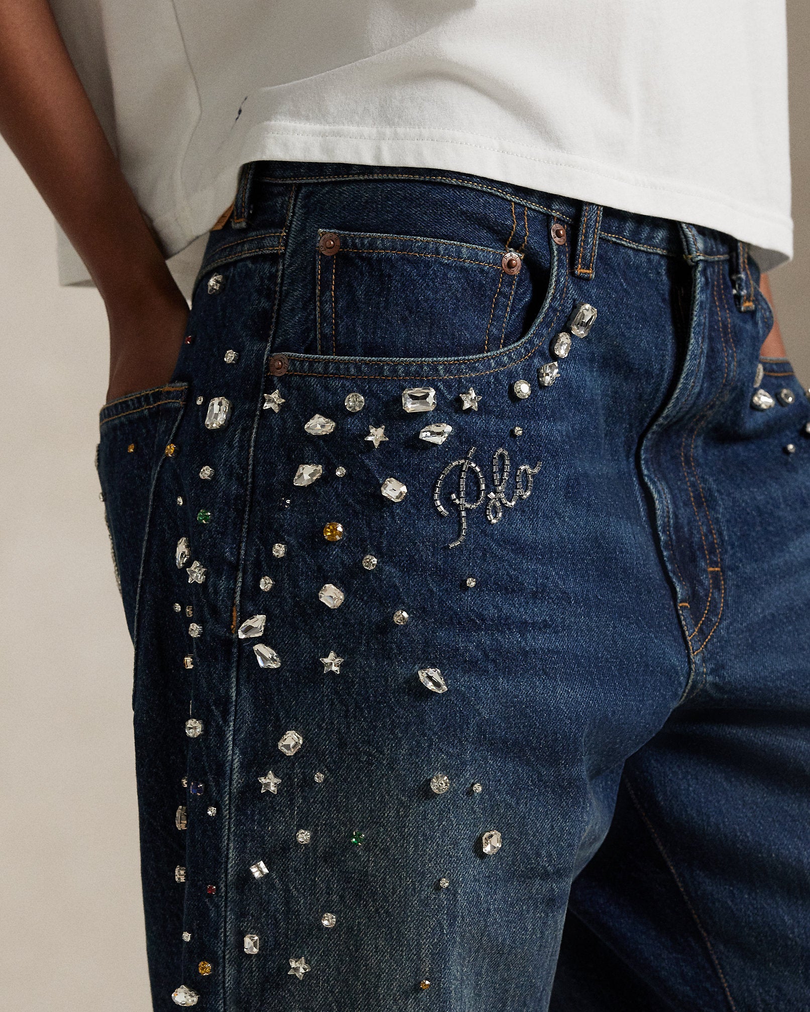 Ralph Lauren HighRise Relaxed Straight Jean