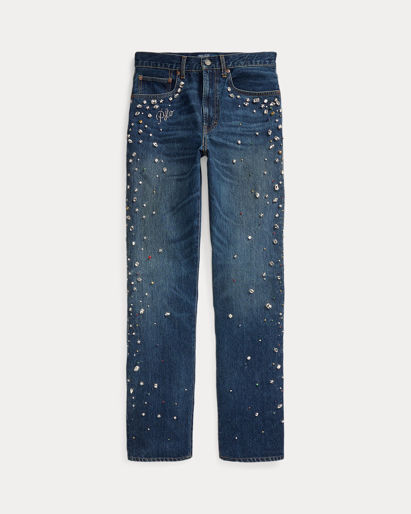 Ralph Lauren HighRise Relaxed Straight Jean