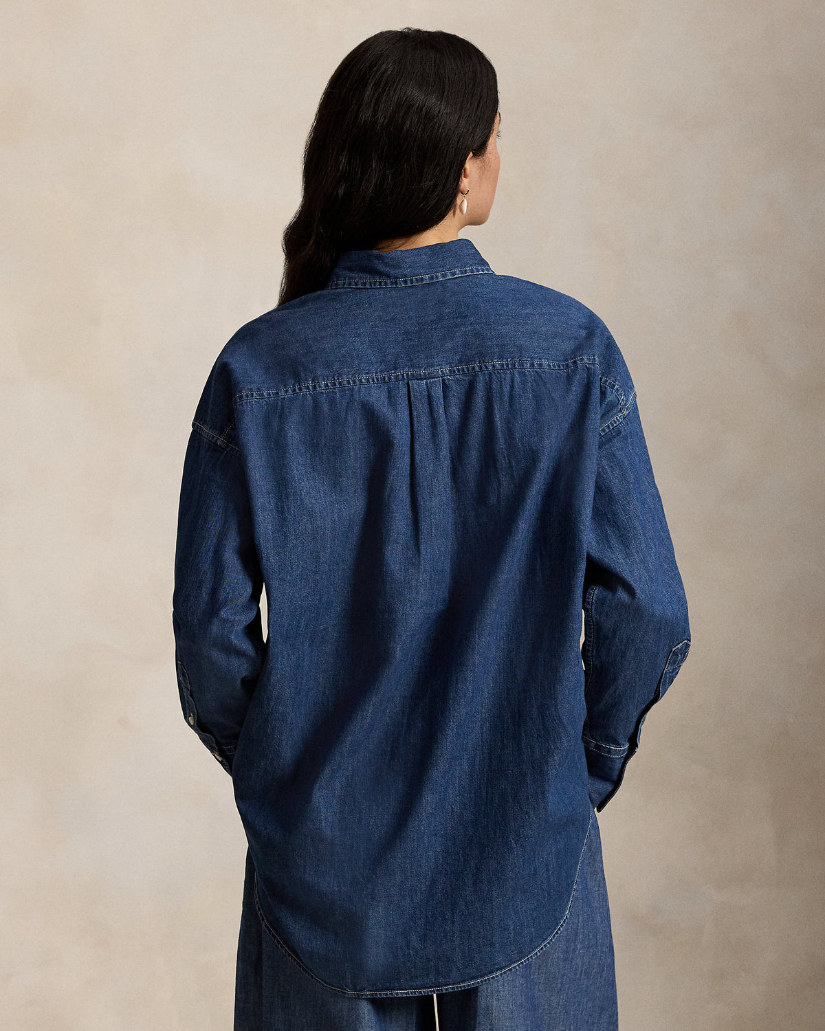 Ralph Lauren Denim Tuxedo Shirt