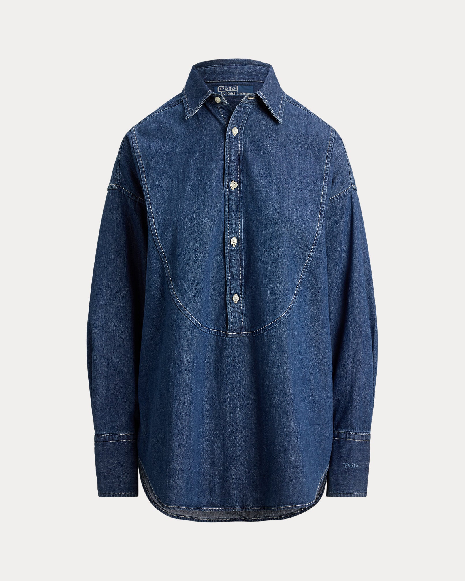 Ralph Lauren Denim Tuxedo Shirt