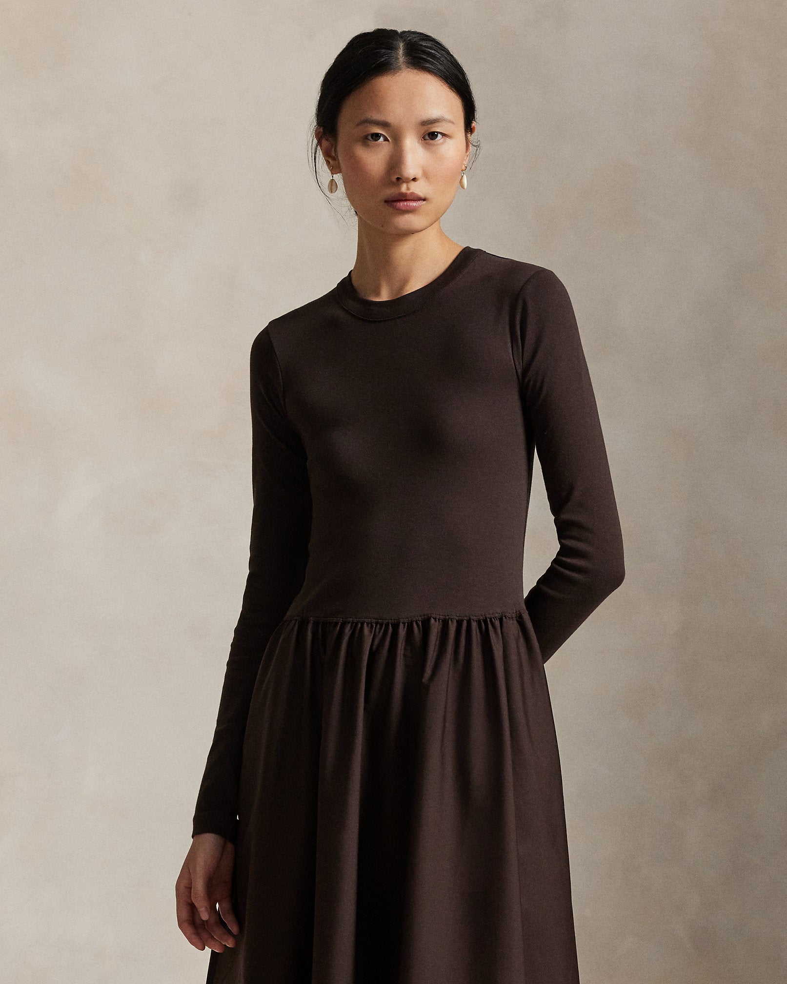 Ralph Lauren Cotton LongSleeve Dress