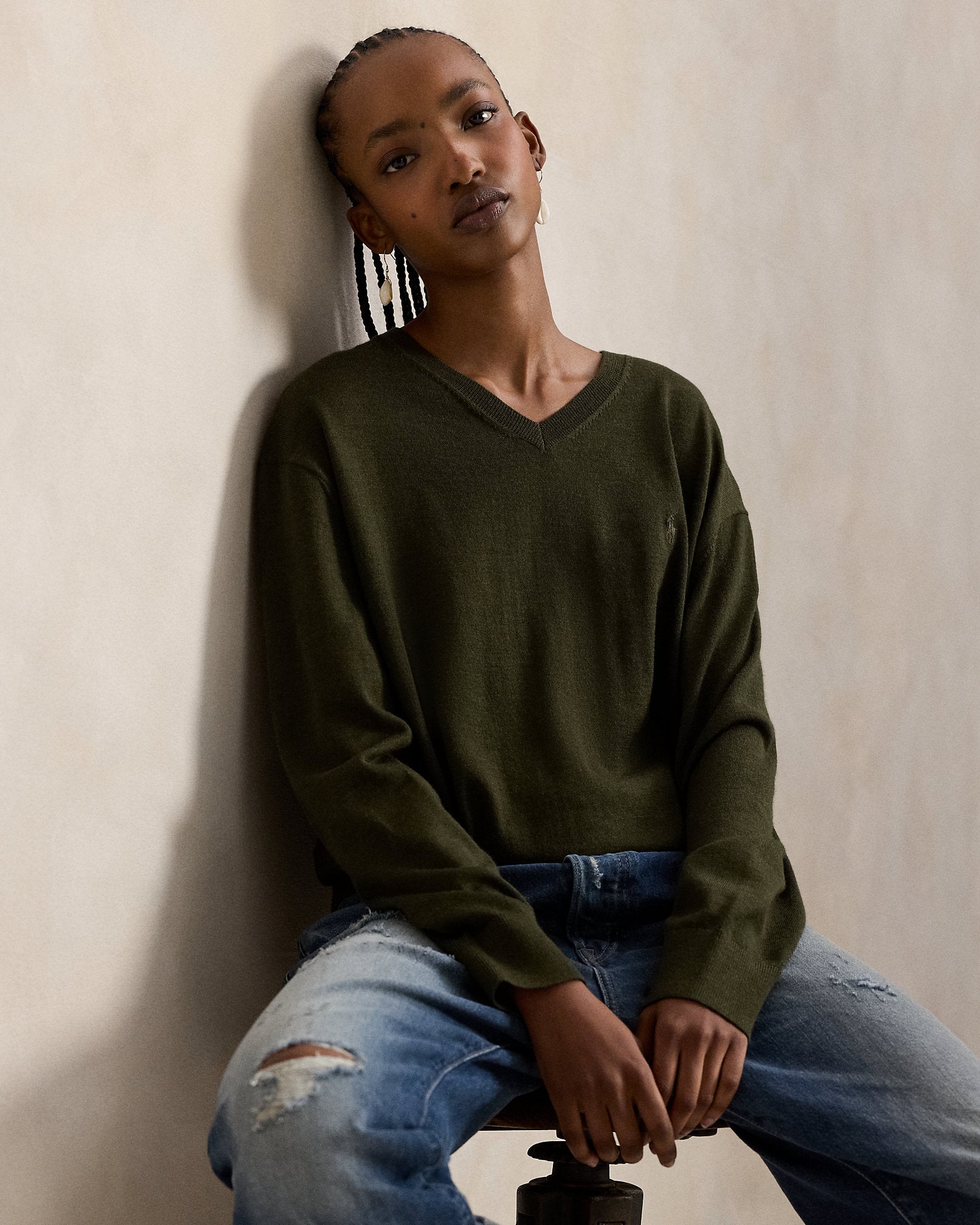 Ralph Lauren Wool VNeck Sweater