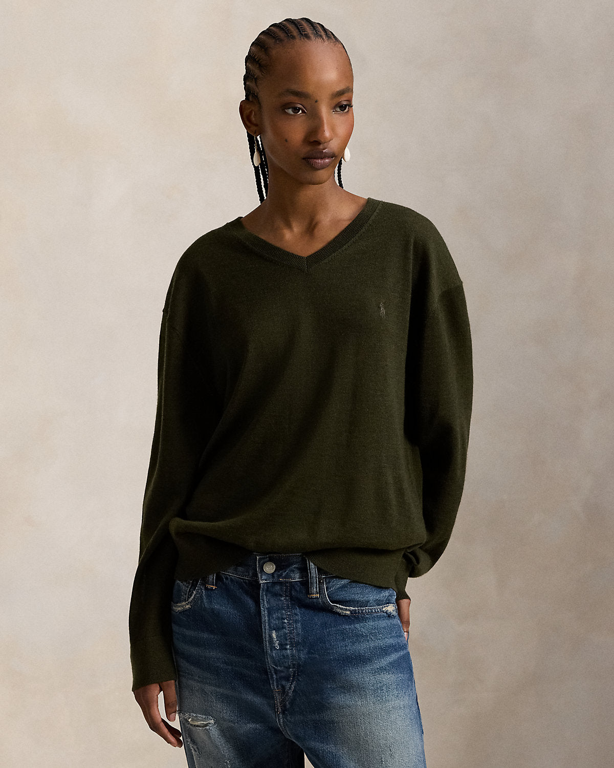 Ralph Lauren Wool VNeck Sweater